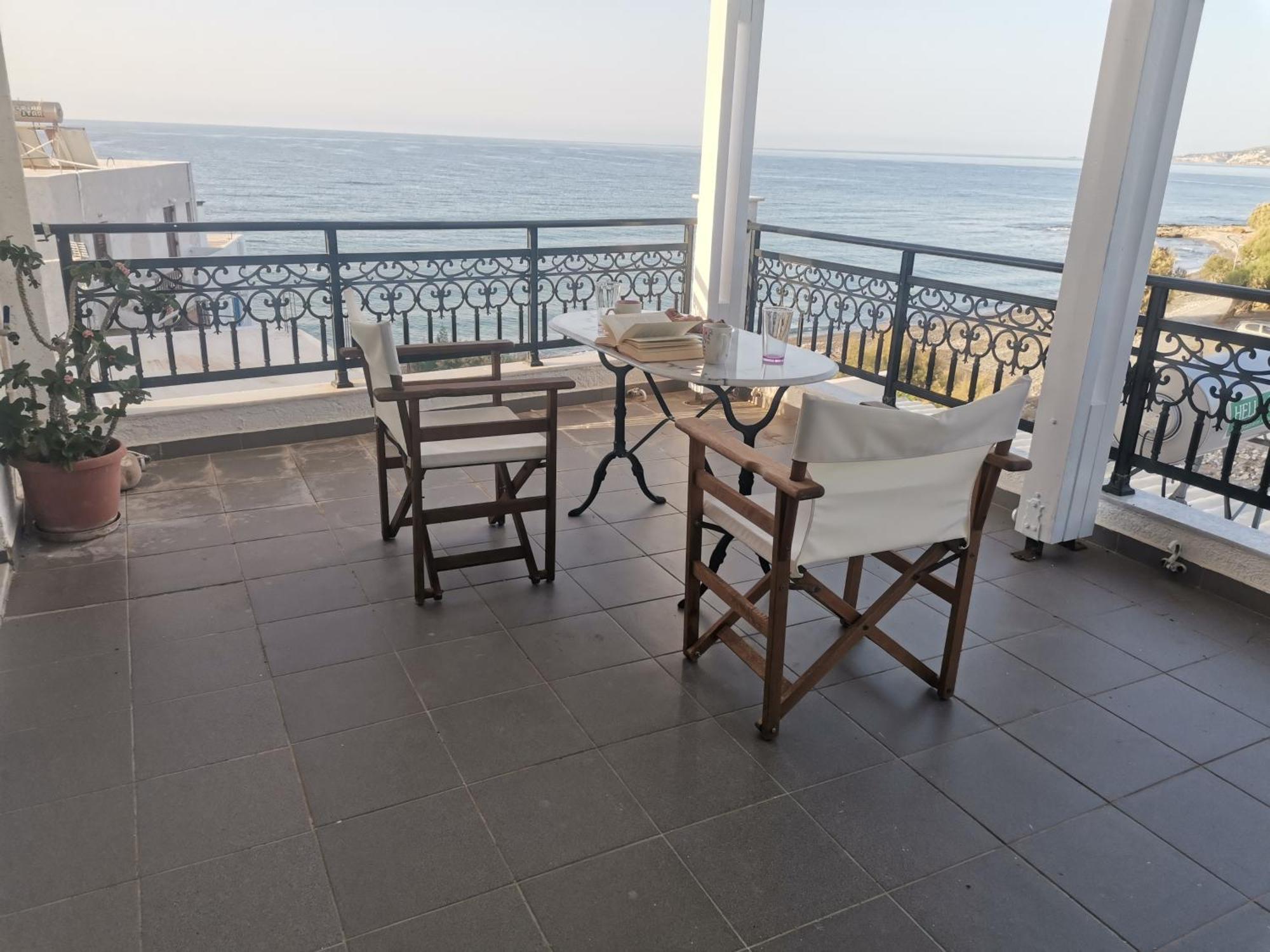 Ferienwohnung Stratos Sunset House Koutsourás Exterior foto